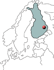 Juuka Suomen kartalla